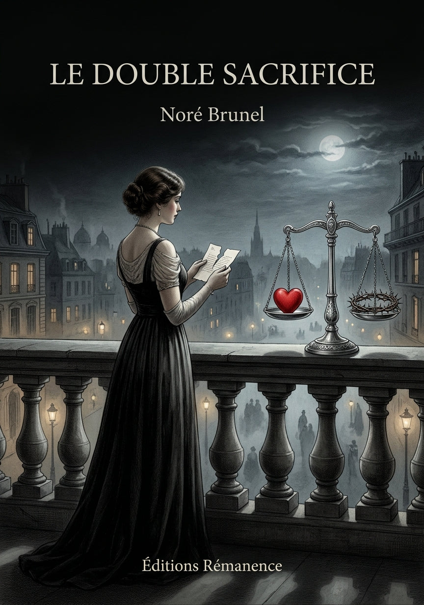 Livre Le Double Sacrifice par Noré Brunel - Couverture - Editions Remanence