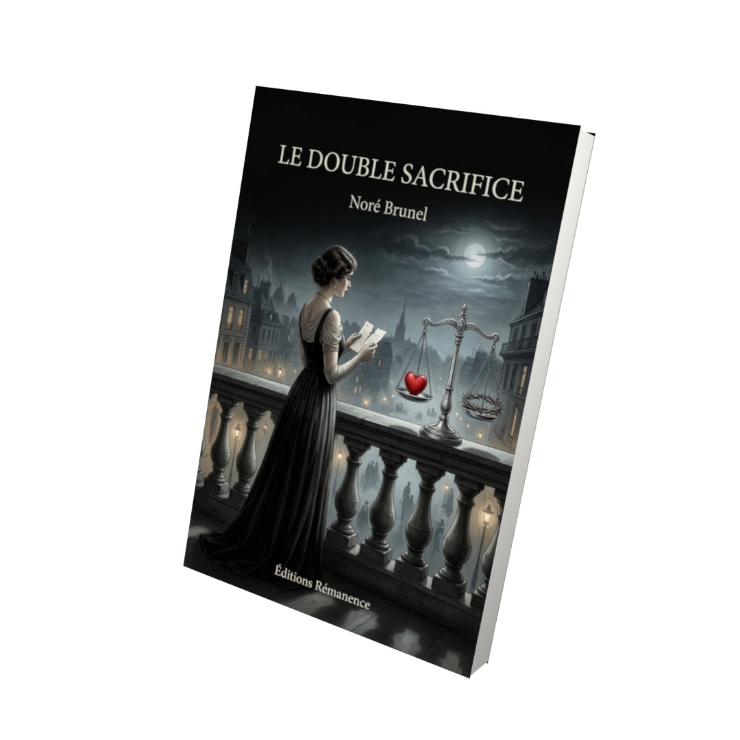 Livre Le Double Sacrifice par Noré Brunel - Vue 3D - Editions Remanence