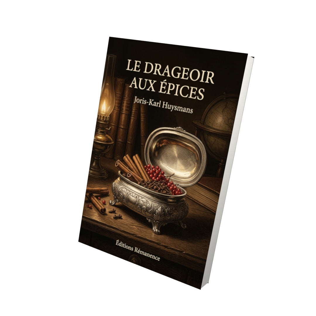 Livre Le Drageoir aux épices par Joris-Karl Huysmans - Vue 3D - Editions Remanence