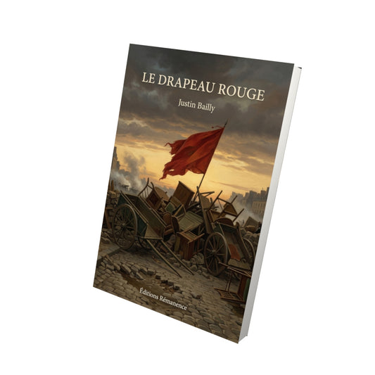 Livre Le Drapeau rouge par Justin Bailly - Vue 3D - Editions Remanence