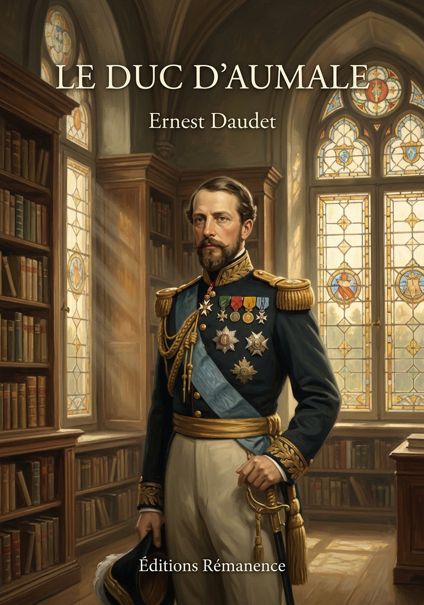 Livre Le Duc d’Aumale par Ernest Daudet - Couverture - Editions Remanence