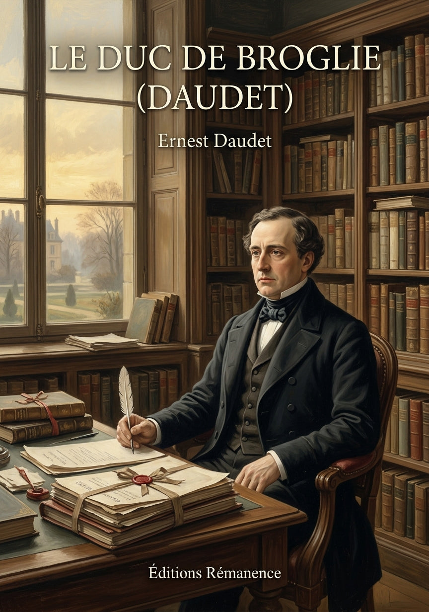 Livre Le Duc de Broglie (Daudet) par Ernest Daudet - Couverture - Editions Remanence