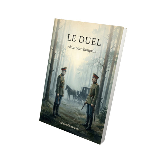 Livre Le duel - Alexandre Kouprine - Vue 3D - Editions Remanence