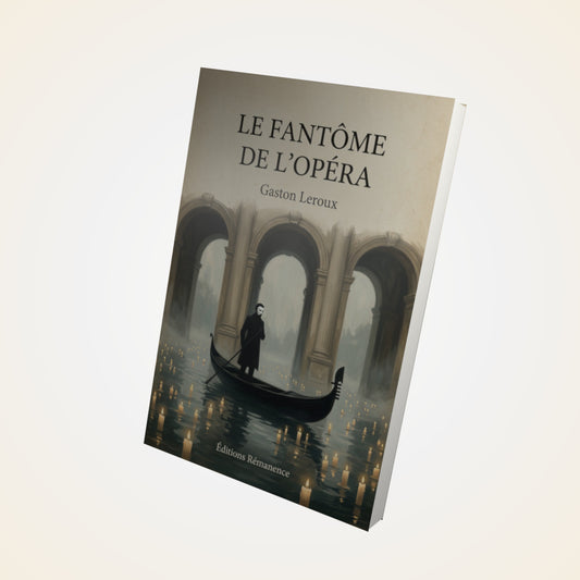 Livre Le Fantôme de l'Opéra - Gaston Leroux - Couverture 3D