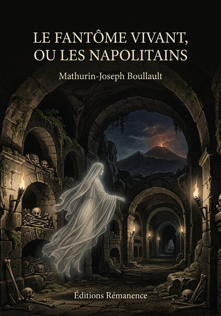 Livre Le fantôme vivant, ou Les Napolitains par Mathurin-Joseph Boullault - Couverture - Editions Remanence