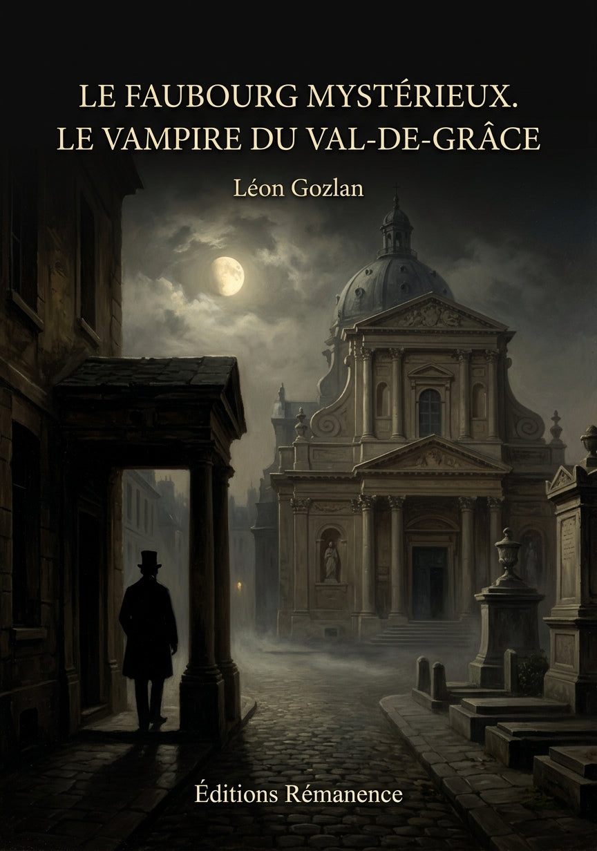 Livre Le Faubourg mystérieux. Le Vampire du Val-de-Grâce par Léon Gozlan - Couverture - Editions Remanence