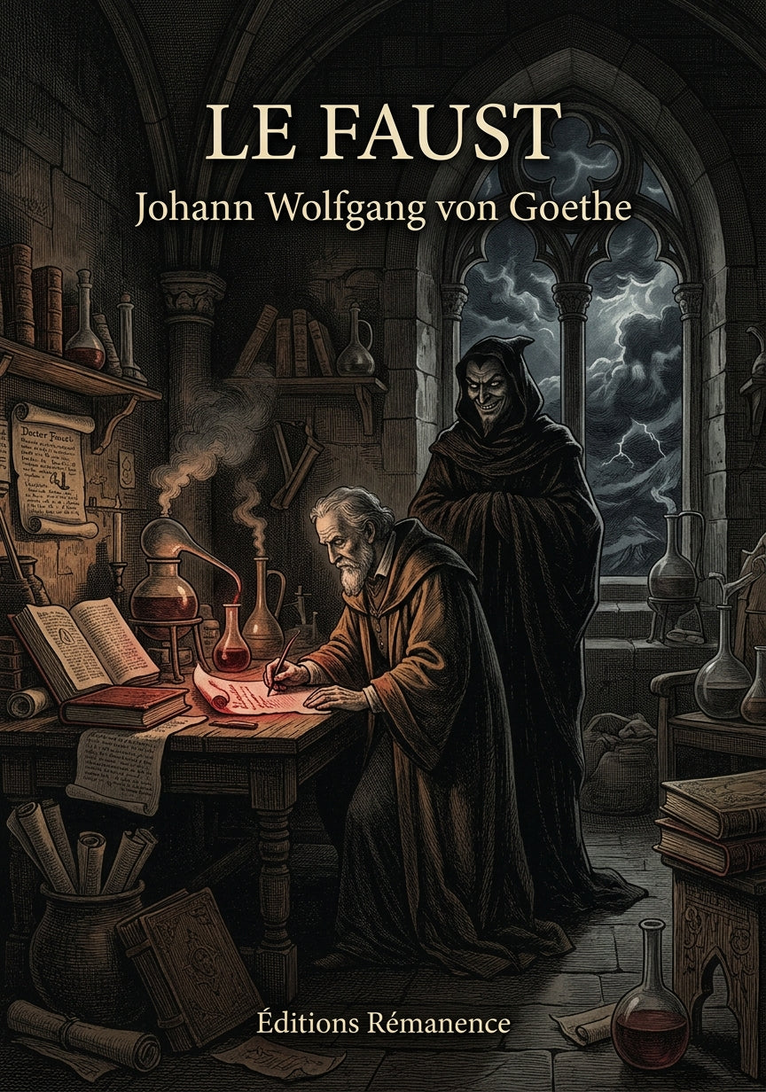 Livre Le Faust par Johann Wolfgang von Goethe - Couverture - Editions Remanence