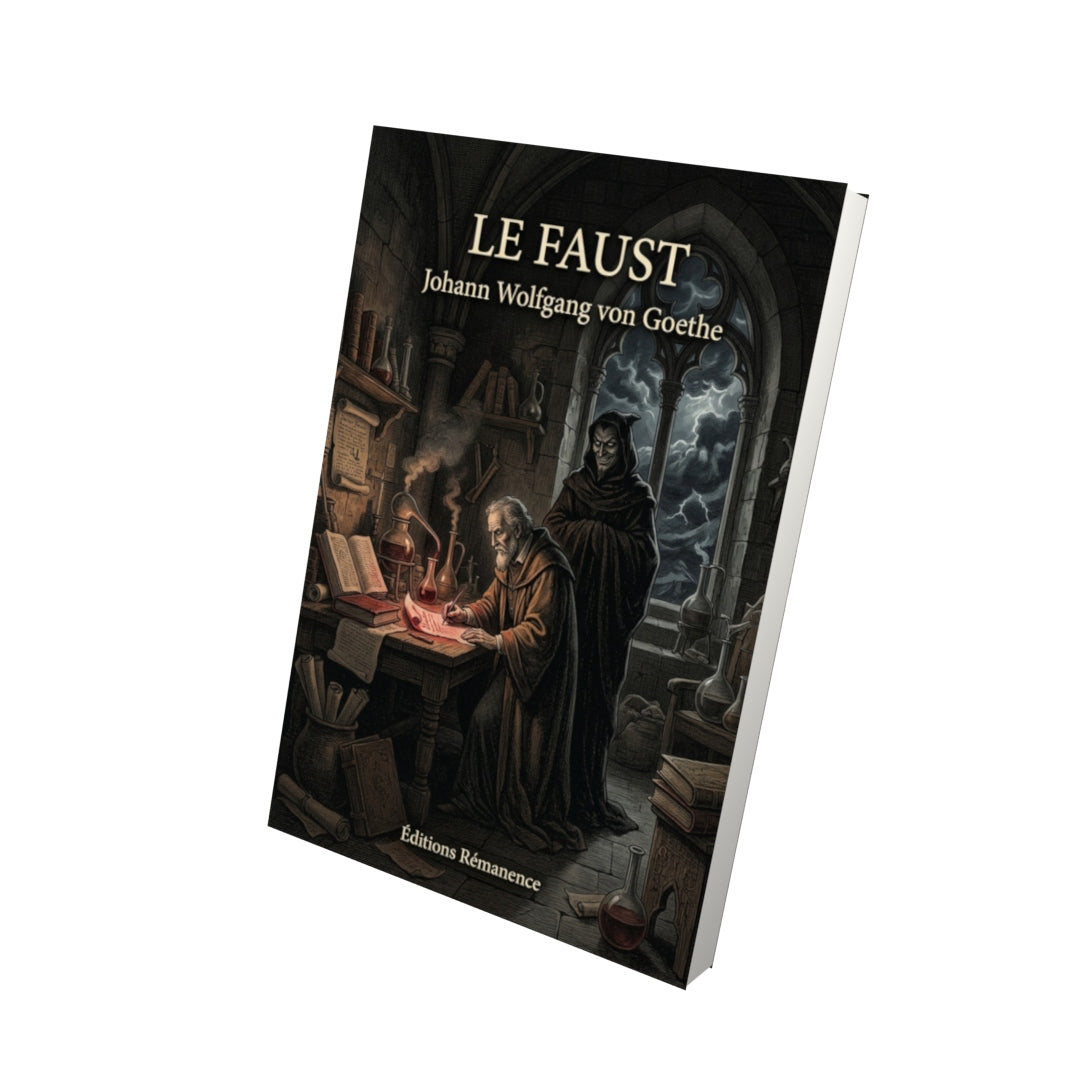 Livre Le Faust par Johann Wolfgang von Goethe - Vue 3D - Editions Remanence