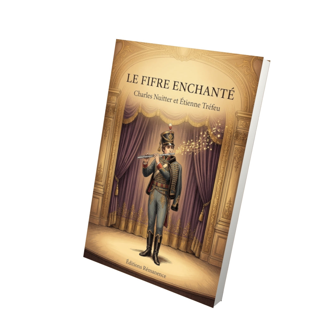 Livre Le Fifre enchanté par Charles Nuitter et Étienne Tréfeu - Vue 3D - Editions Remanence