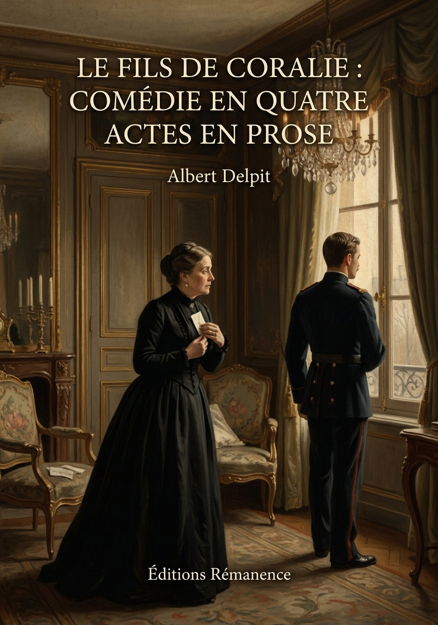 Le Fils de Coralie : Comédie en quatre actes en prose - Albert Delpit (Couverture)