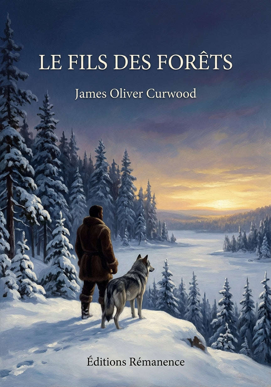 Livre Le Fils des forêts par James Oliver Curwood - Couverture - Editions Remanence