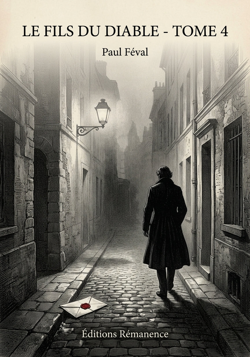 Livre Le Fils du diable - Tome 4 par Paul Féval - Couverture - Editions Remanence