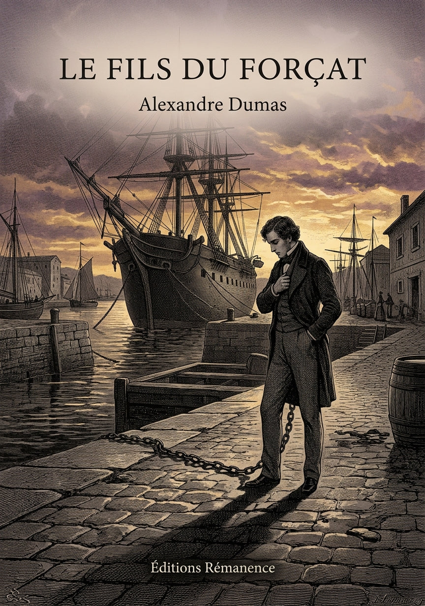 Livre Le Fils du forçat par Alexandre Dumas - Couverture - Editions Remanence
