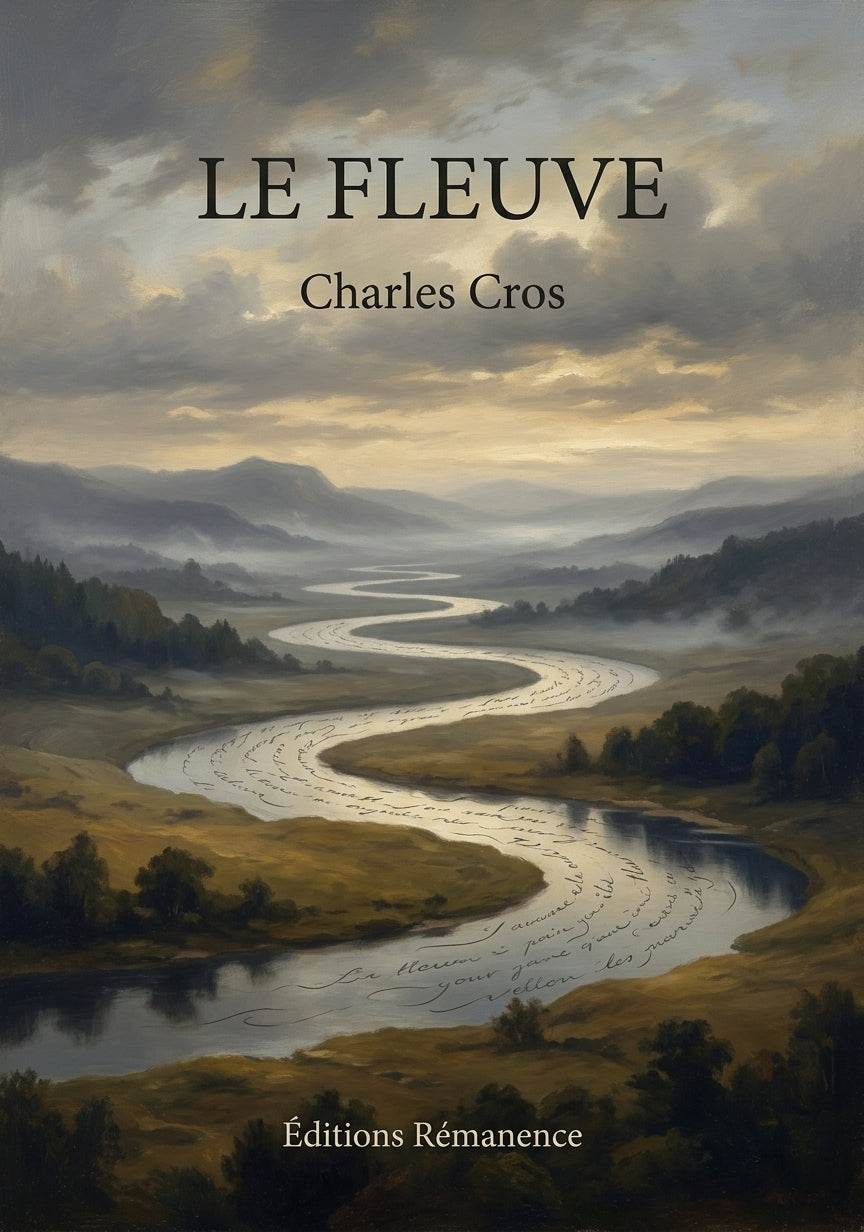 Livre Le Fleuve par Charles Cros - Couverture - Editions Remanence