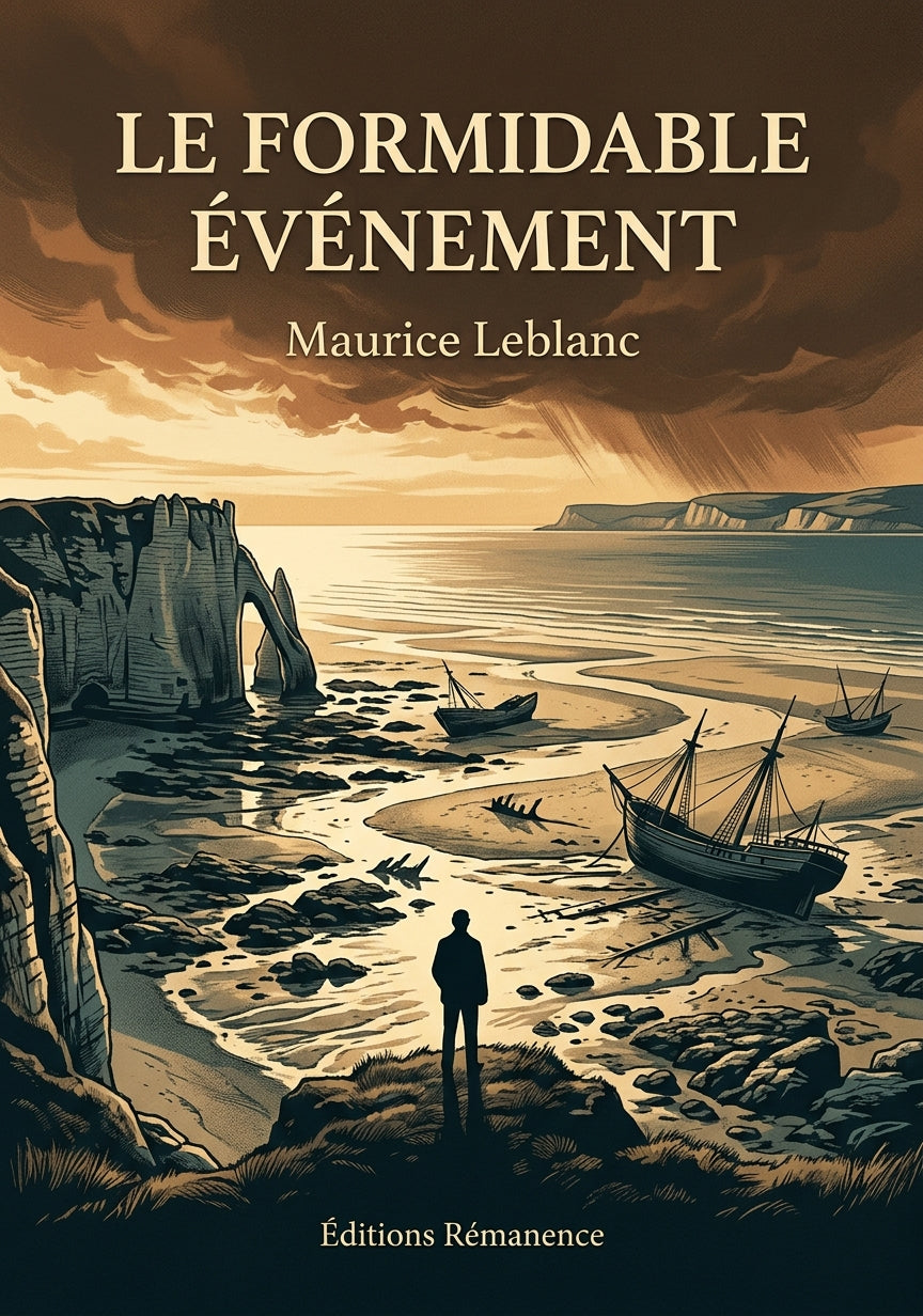 Livre Le Formidable Événement par Maurice Leblanc - Couverture - Editions Remanence