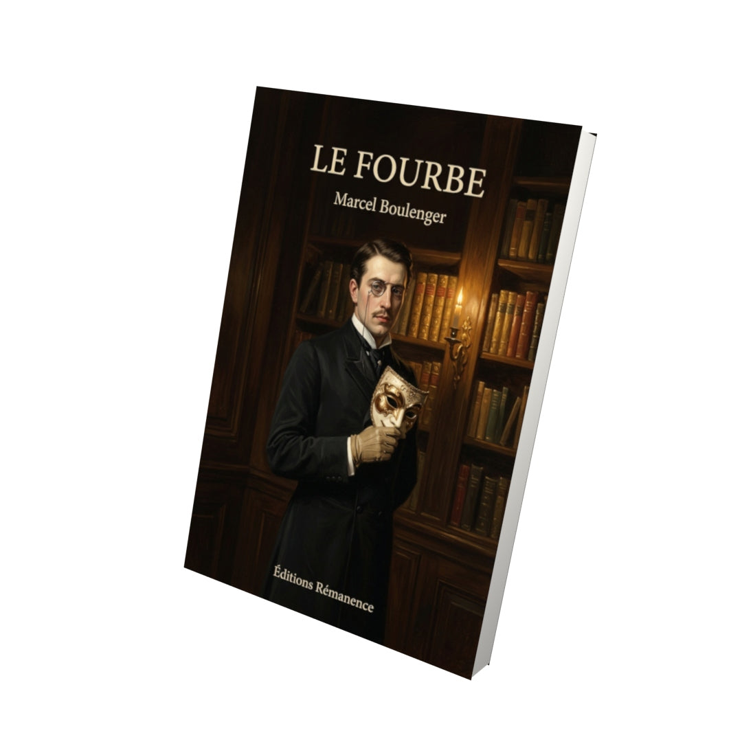 Livre Le fourbe - Marcel Boulenger - Vue 3D - Editions Remanence