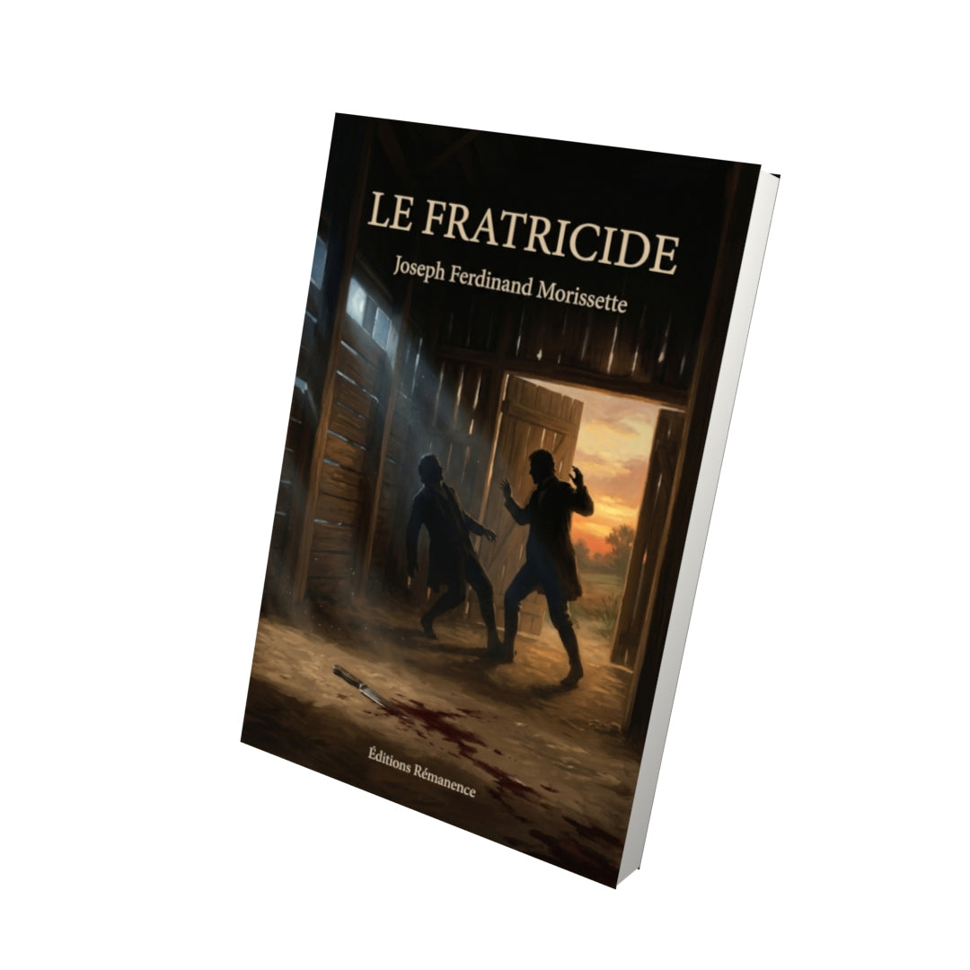 Livre Le fratricide par Joseph Ferdinand Morissette - Vue 3D - Editions Remanence
