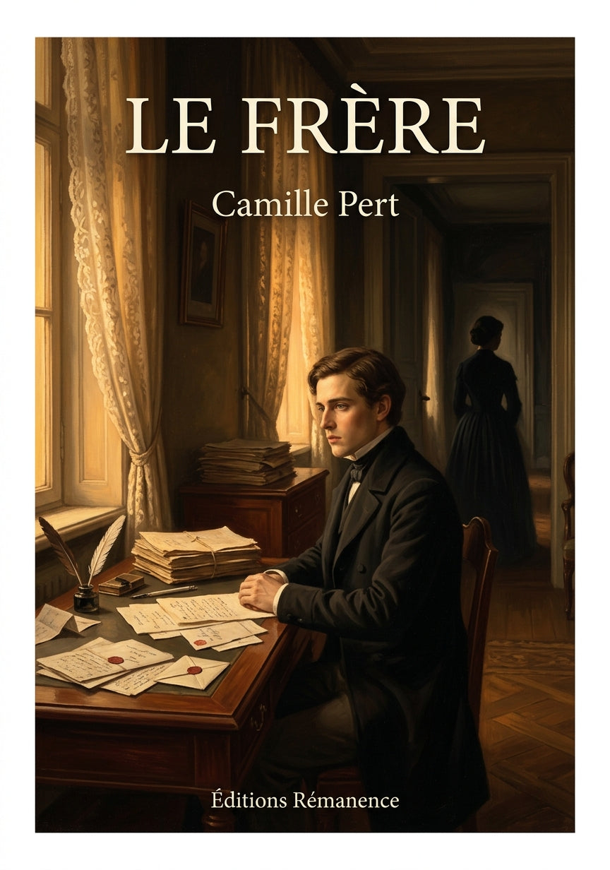Livre Le Frère par Camille Pert - Couverture - Editions Remanence