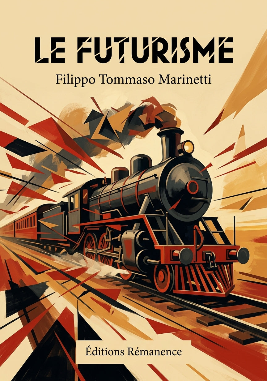 Livre Le Futurisme par Filippo Tommaso Marinetti - Couverture - Editions Remanence