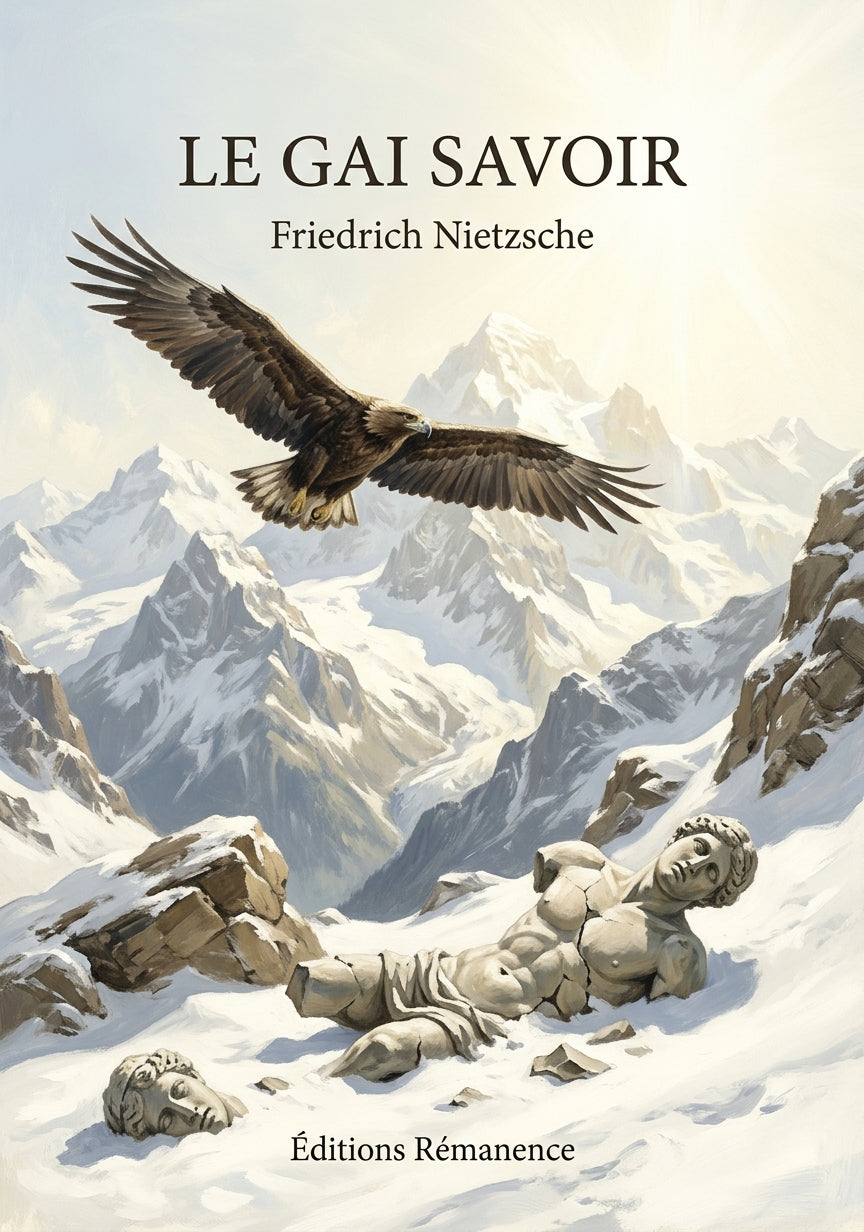 Livre Le Gai Savoir par Friedrich Nietzsche - Couverture - Editions Remanence