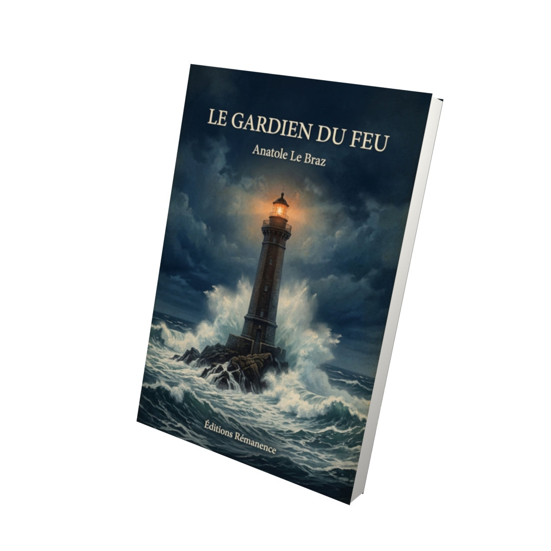 Livre Le gardien du feu - Anatole Le Braz - Vue 3D - Editions Remanence