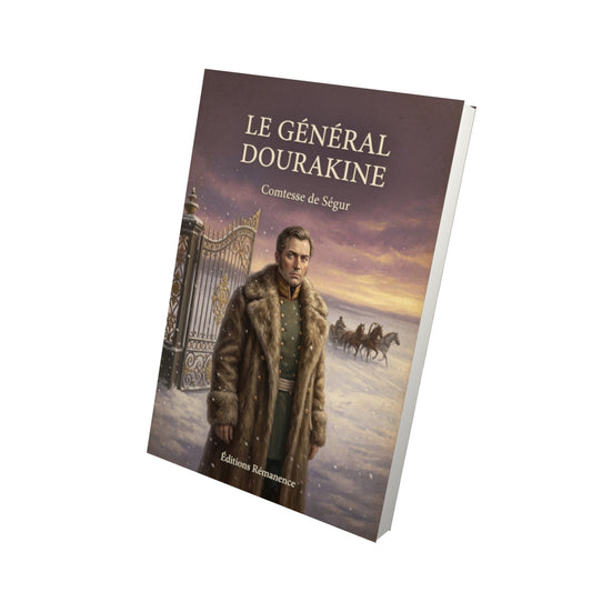 Livre Le Général Dourakine - Comtesse de Ségur - Vue 3D - Editions Remanence