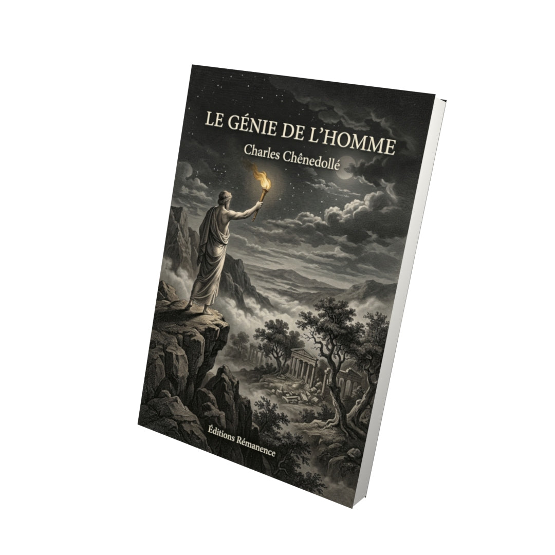 Livre Le Génie de l’homme par Charles Chênedollé - Vue 3D - Editions Remanence