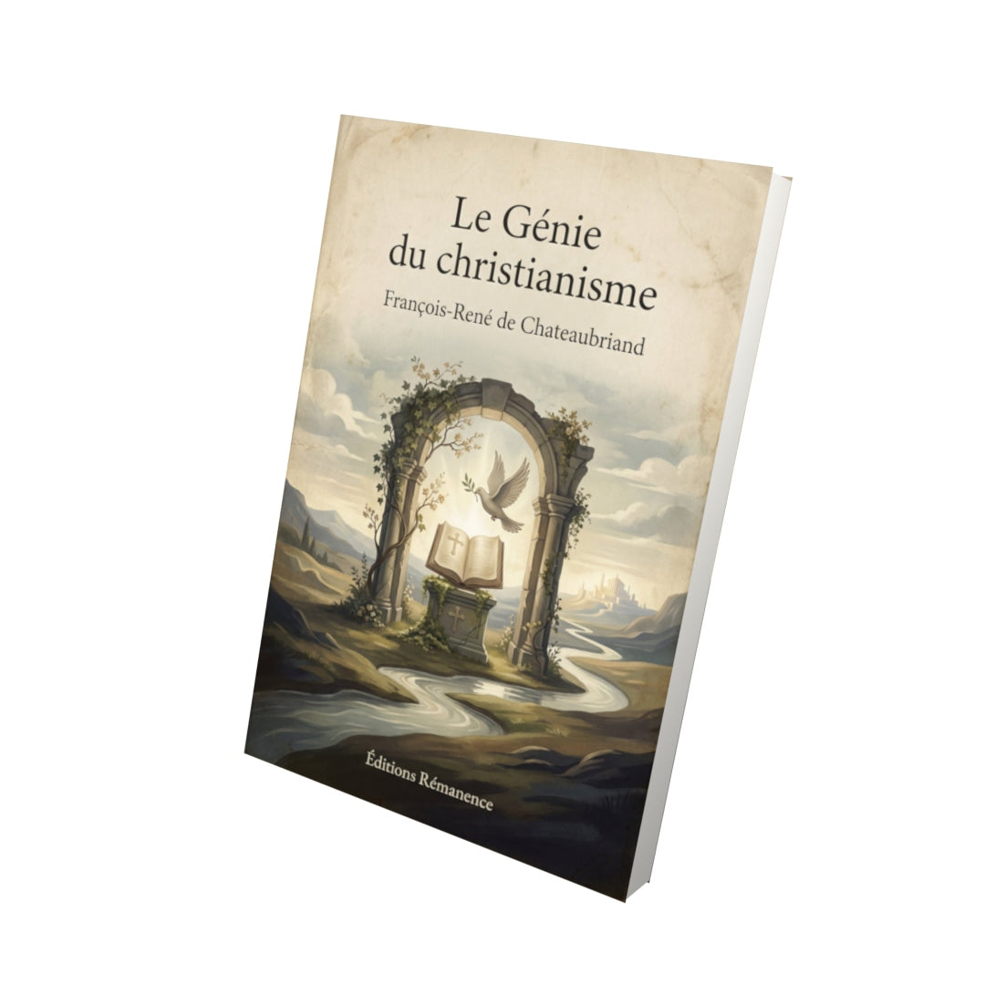 Livre Le Génie du christianisme – François-René de Chateaubriand - Vue 3D - Editions Remanence
