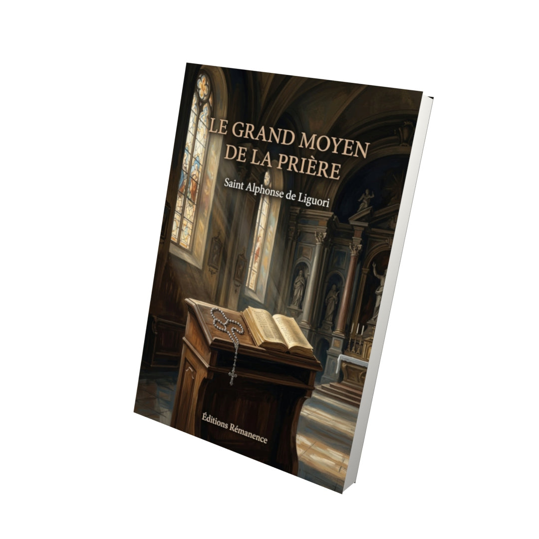 Livre Le grand moyen de la prière - Saint Alphonse de Liguori - Vue 3D - Editions Remanence