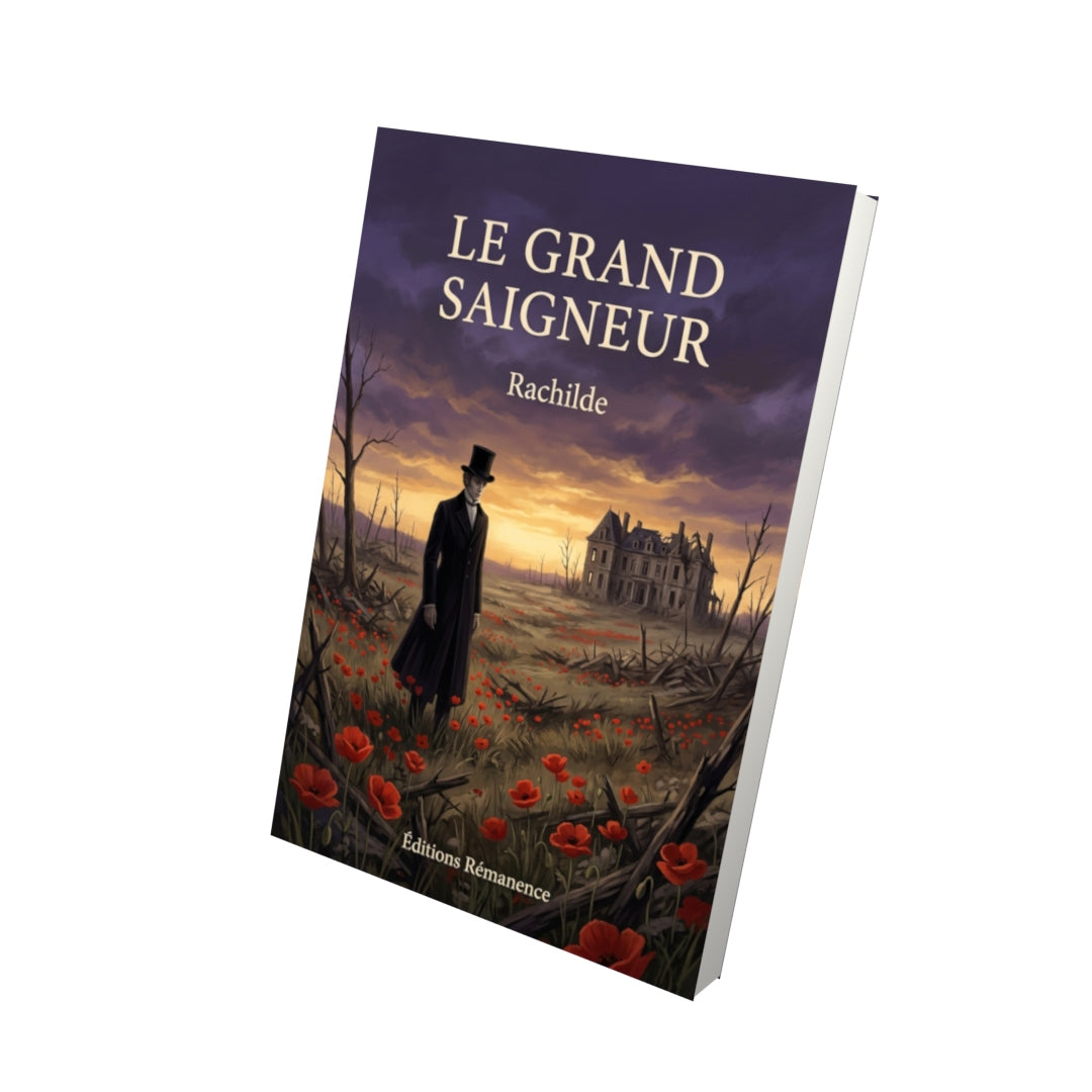 Livre Le Grand saigneur par Rachilde - Vue 3D - Editions Remanence