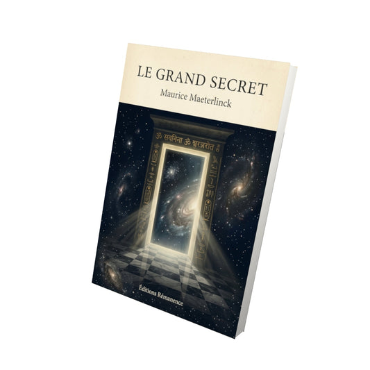 Livre Le grand secret - Maurice Maeterlinck - Vue 3D - Editions Remanence