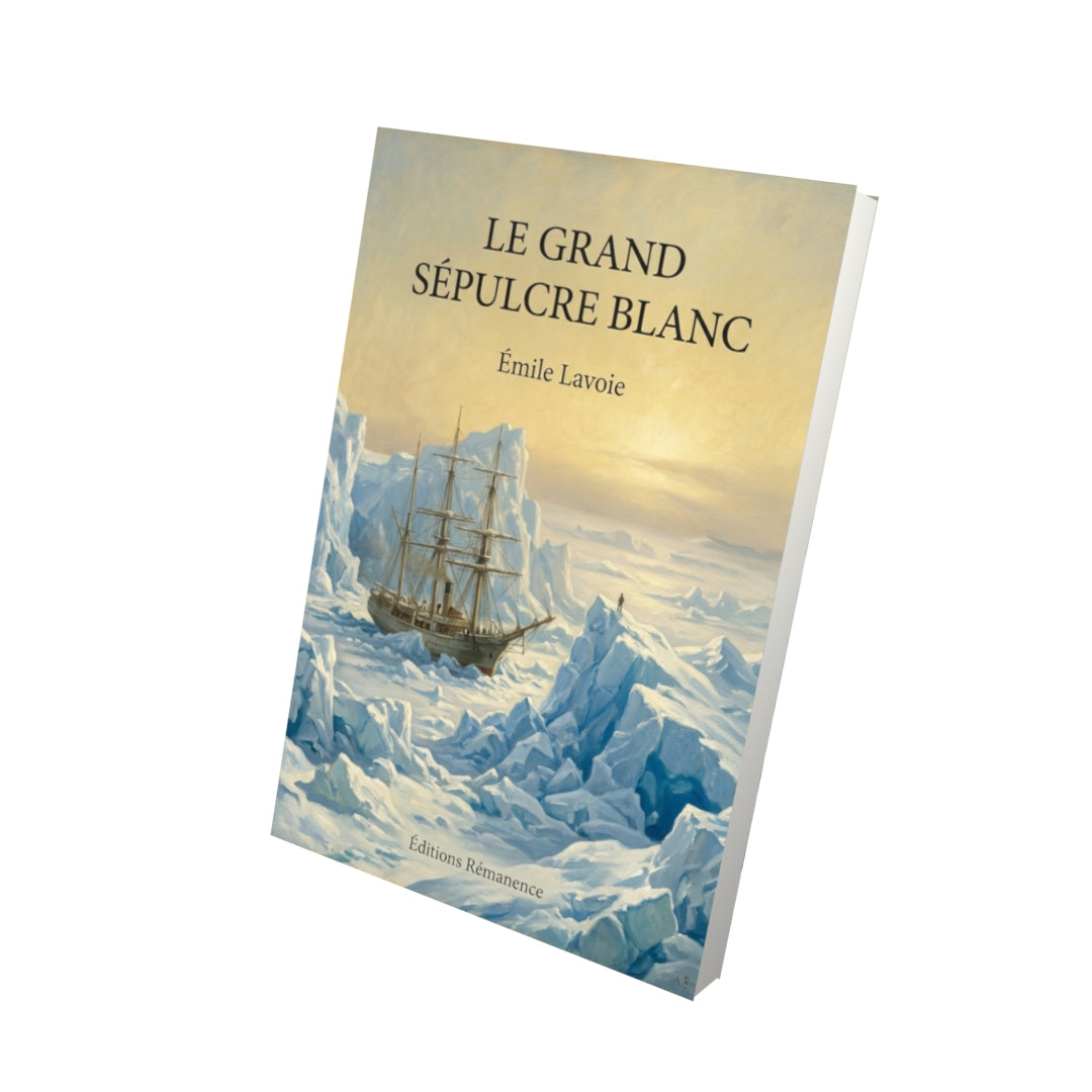 Livre Le grand sépulcre blanc par Émile Lavoie - Vue 3D - Editions Remanence