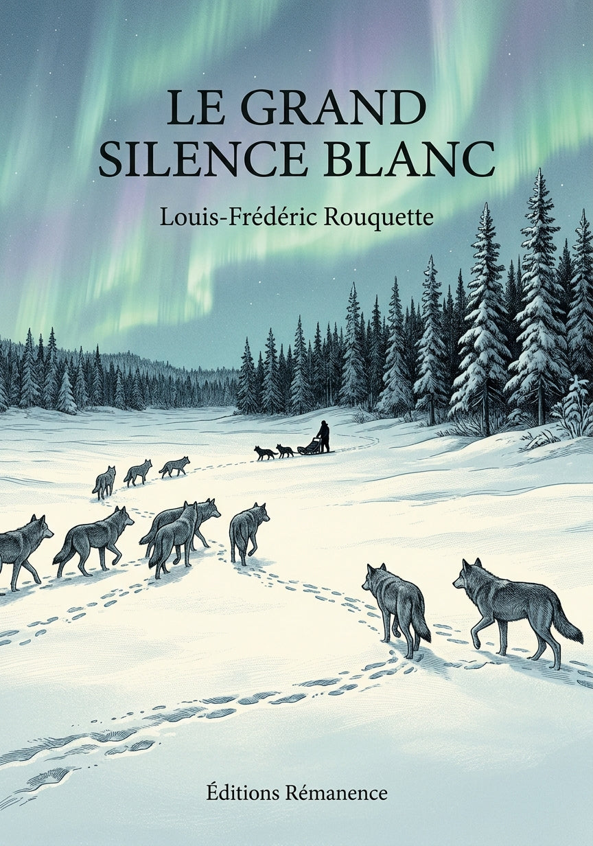 Livre Le Grand Silence blanc par Louis-Frédéric Rouquette - Couverture - Editions Remanence