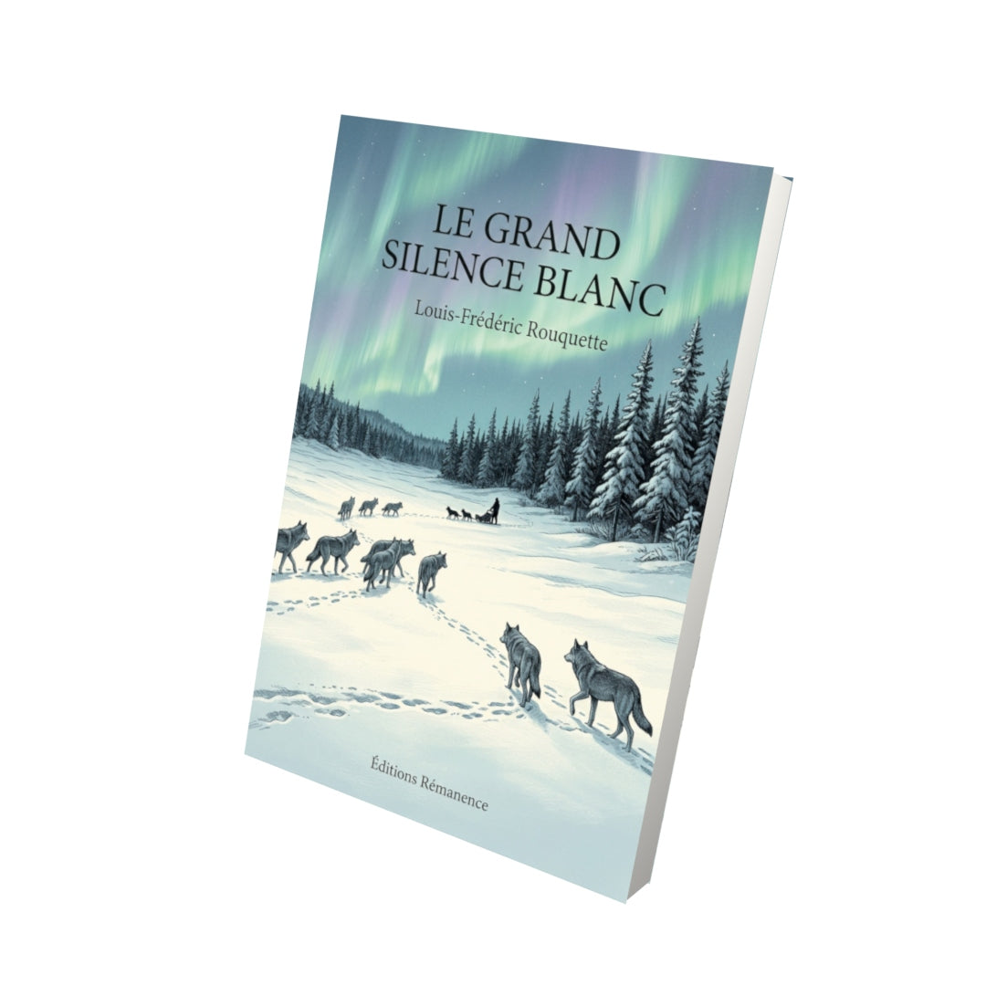 Livre Le Grand Silence blanc par Louis-Frédéric Rouquette - Vue 3D - Editions Remanence