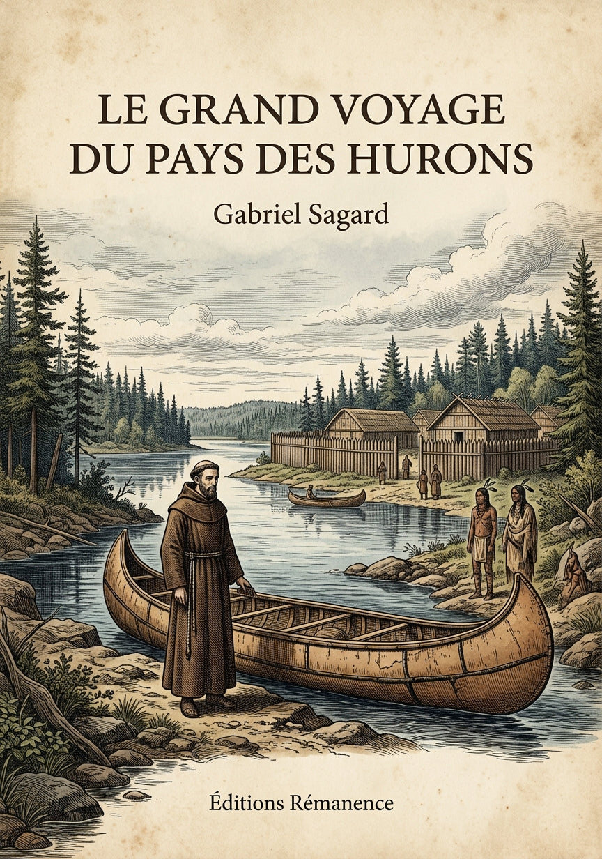 Le grand voyage du pays des Hurons - Gabriel Sagard (Couverture)