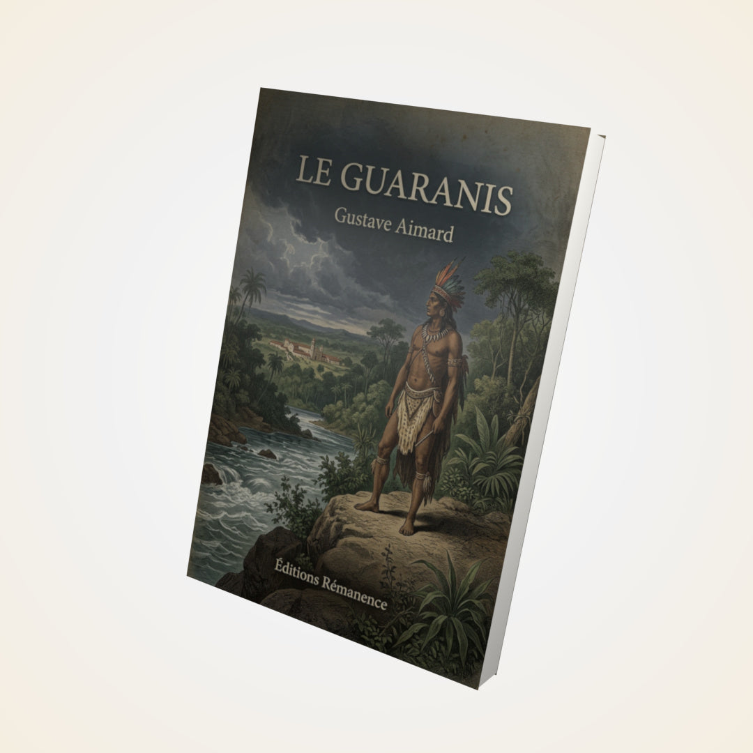 Livre Le Guaranis - Gustave Aimard - Couverture 3D