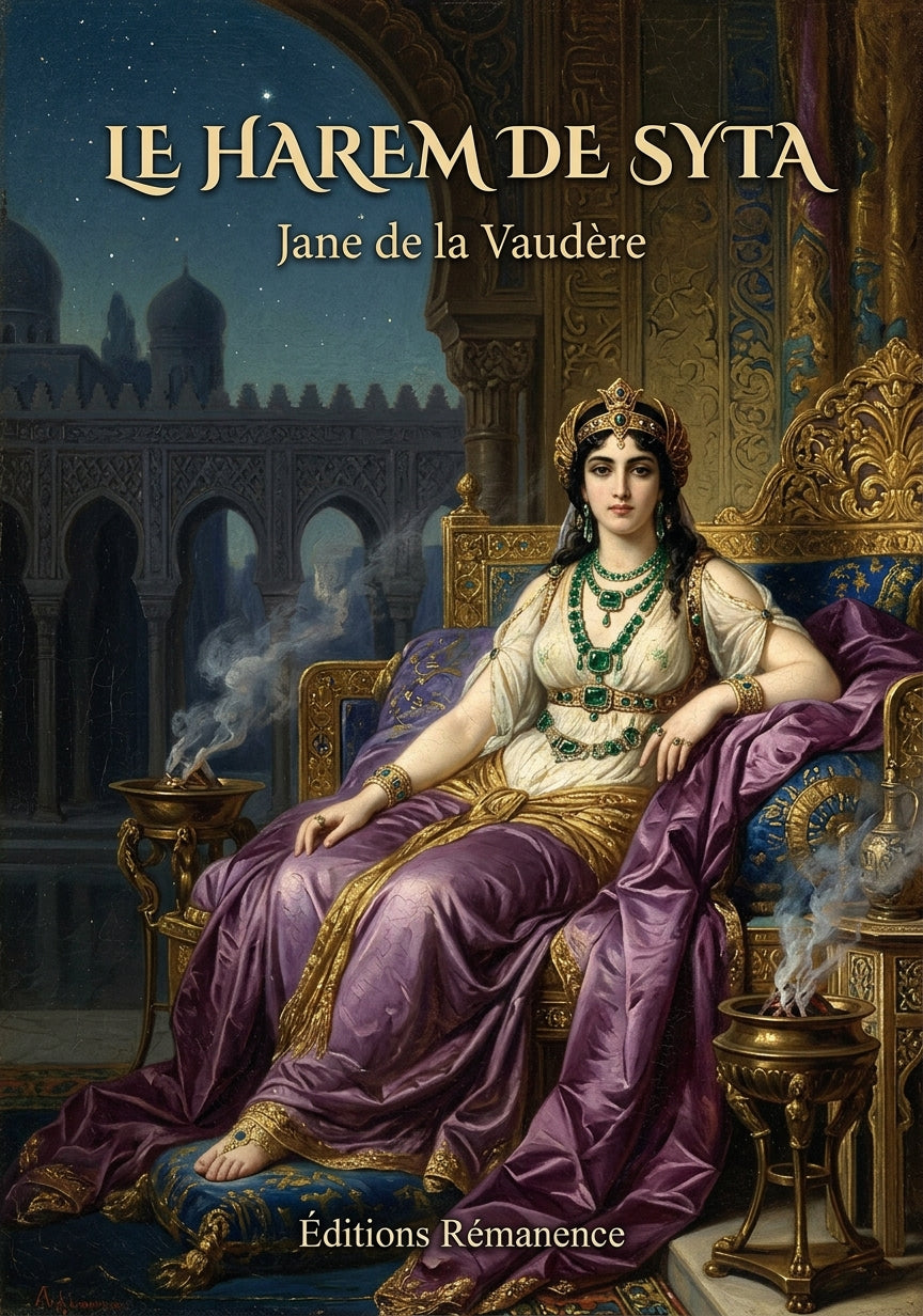 Livre Le Harem de Syta par Jane de la Vaudère - Couverture - Editions Remanence
