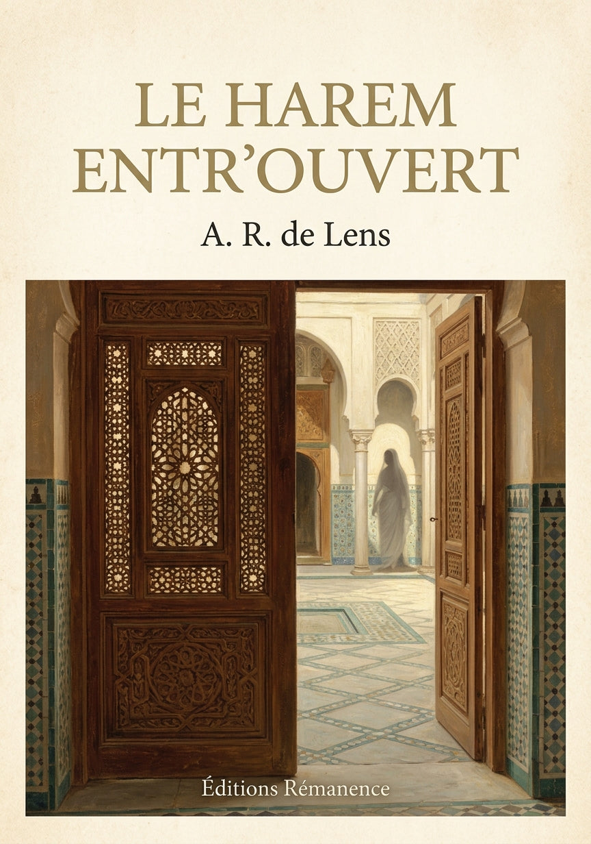 Le Harem entr'ouvert - A. R. de Lens (Couverture)