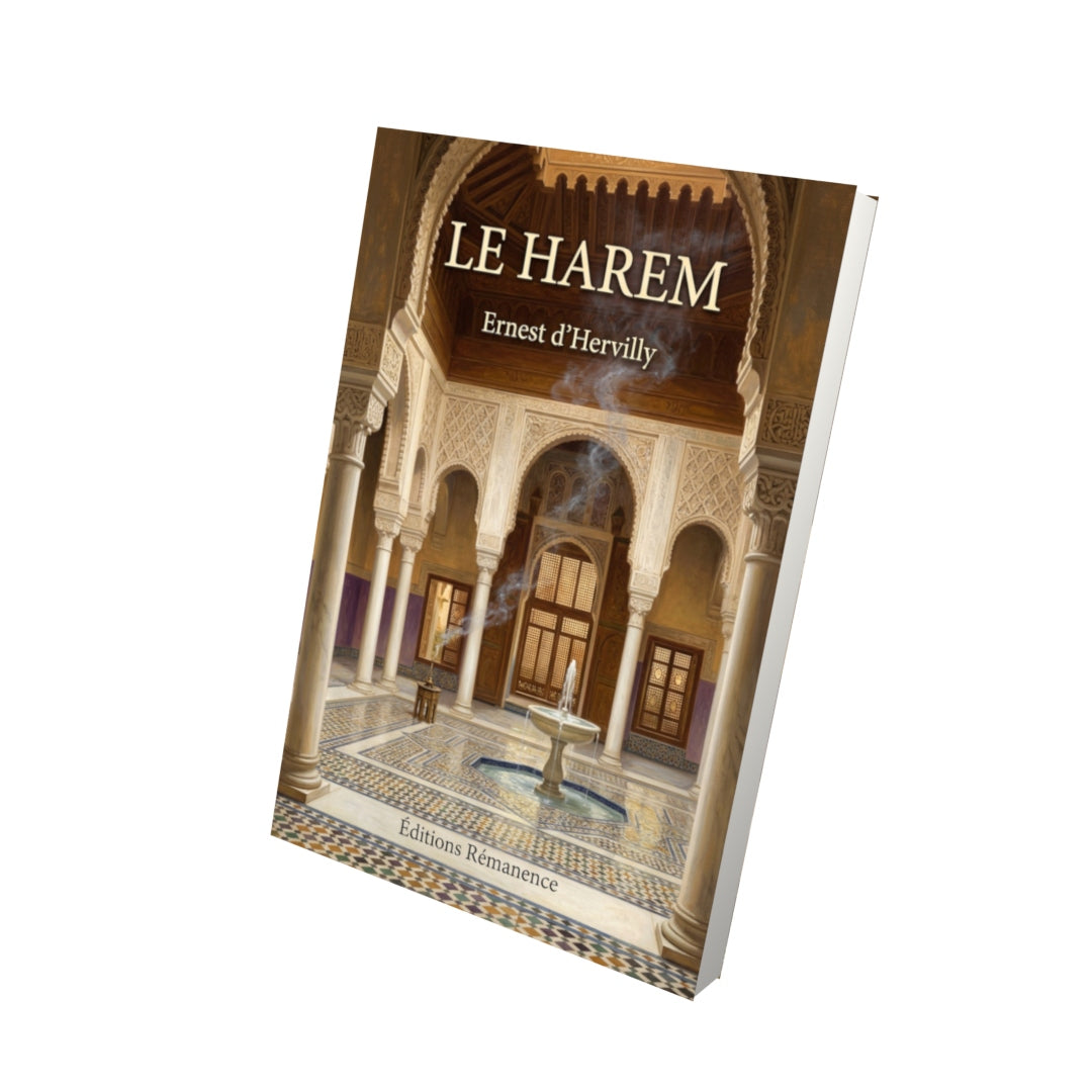Livre Le Harem par Ernest d’Hervilly - Vue 3D - Editions Remanence