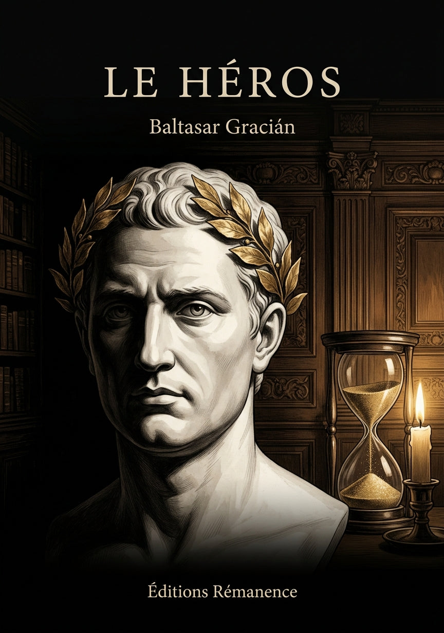 Livre Le Héros par Baltasar Gracián - Couverture - Editions Remanence