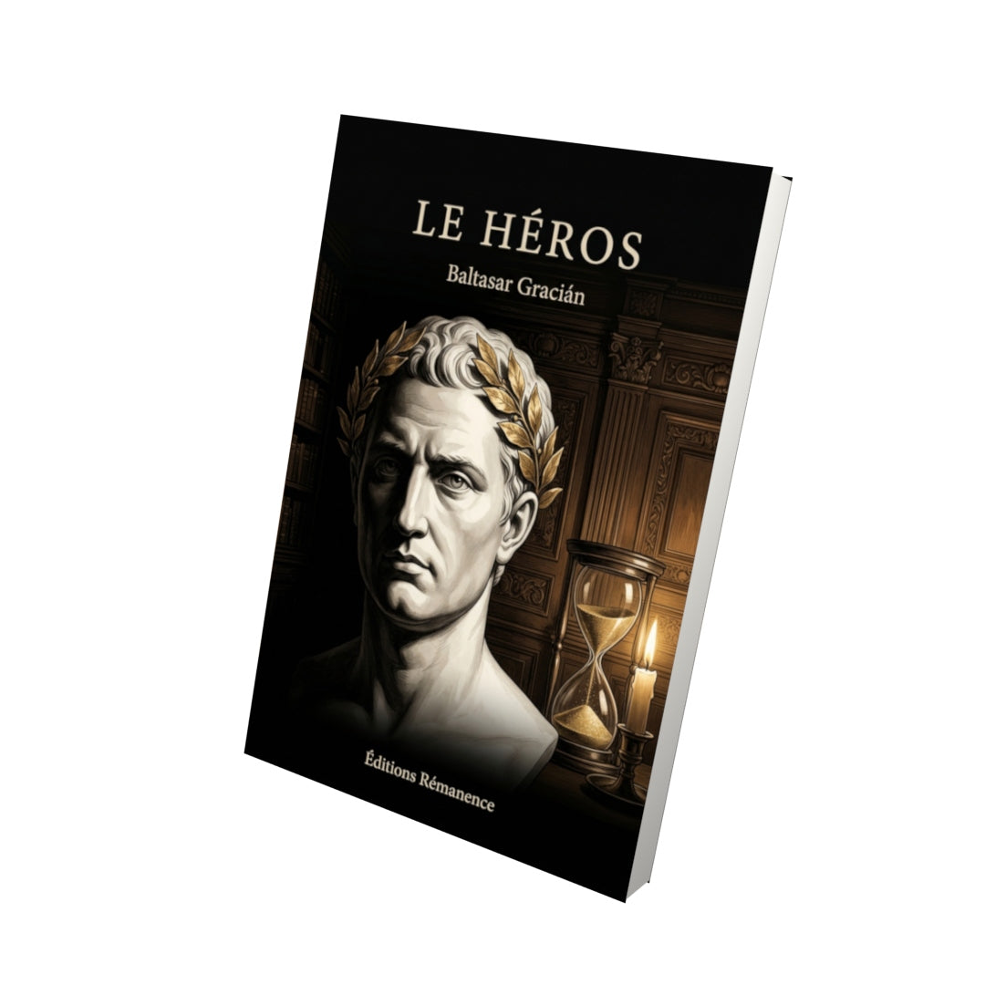 Livre Le Héros par Baltasar Gracián - Vue 3D - Editions Remanence
