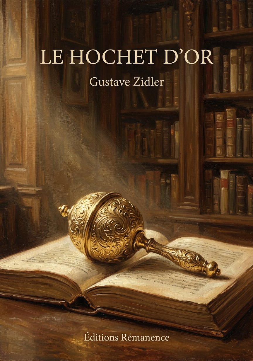 Livre Le Hochet d’or par Gustave Zidler - Couverture - Editions Remanence
