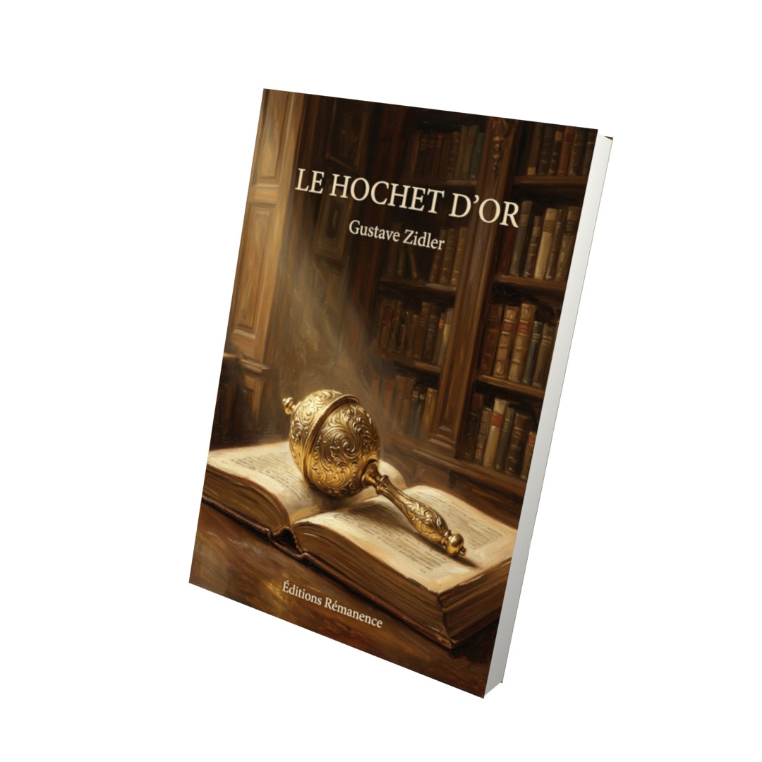 Livre Le Hochet d’or par Gustave Zidler - Vue 3D - Editions Remanence