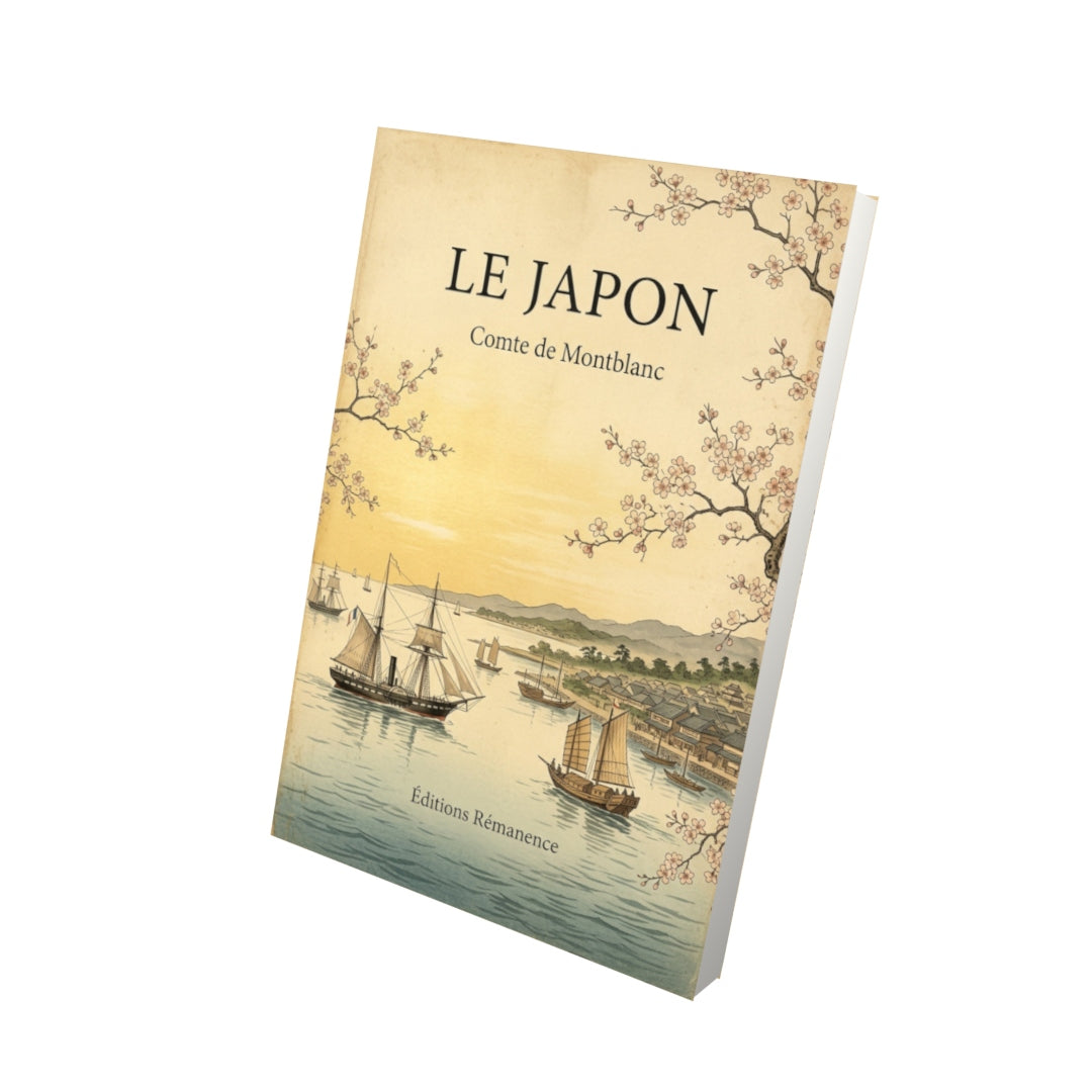 Livre Le Japon - Comte de Montblanc - Vue 3D - Editions Remanence