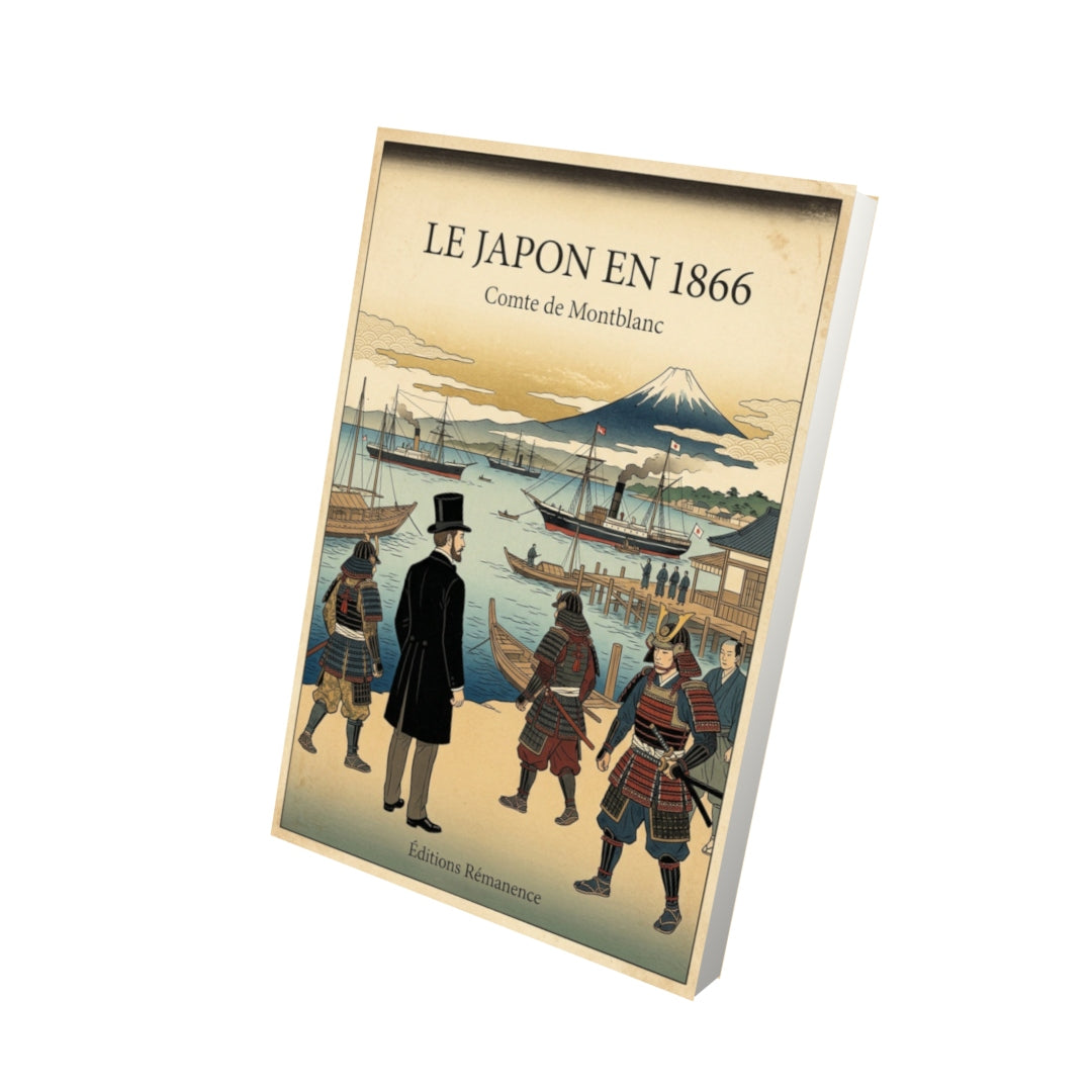 Livre Le Japon en 1866 - Comte de Montblanc - Vue 3D - Editions Remanence