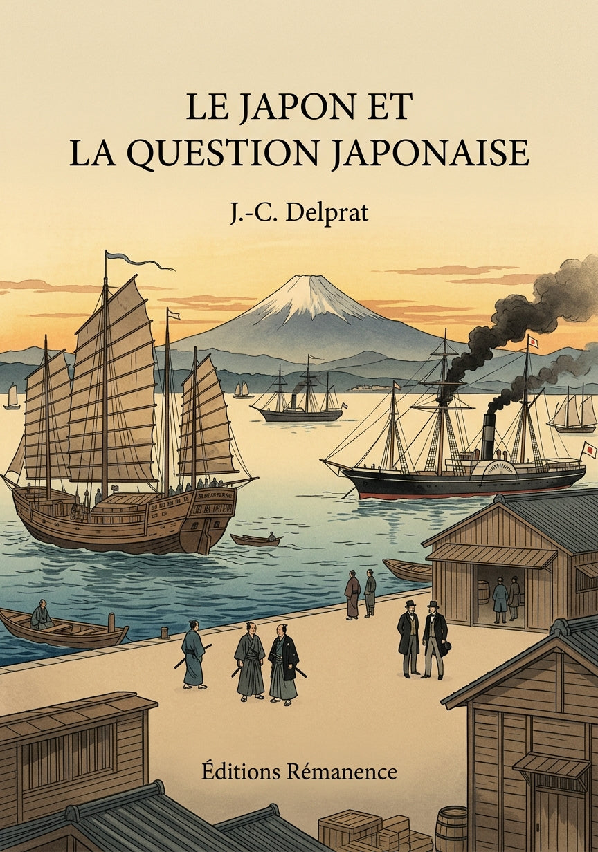 Livre Le Japon et la question japonaise par J.-C. Delprat - Couverture - Editions Remanence