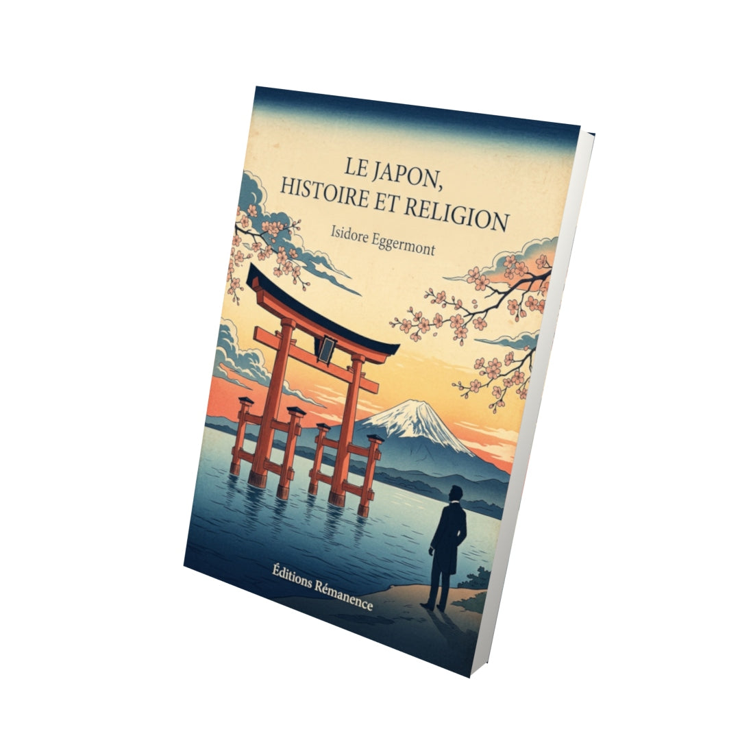 Livre Le Japon, histoire et religion par Isidore Eggermont - Vue 3D - Editions Remanence