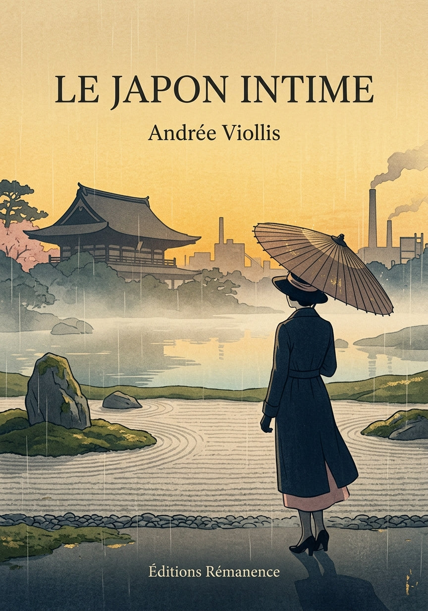 Livre Le Japon intime par Andrée Viollis - Couverture - Editions Remanence