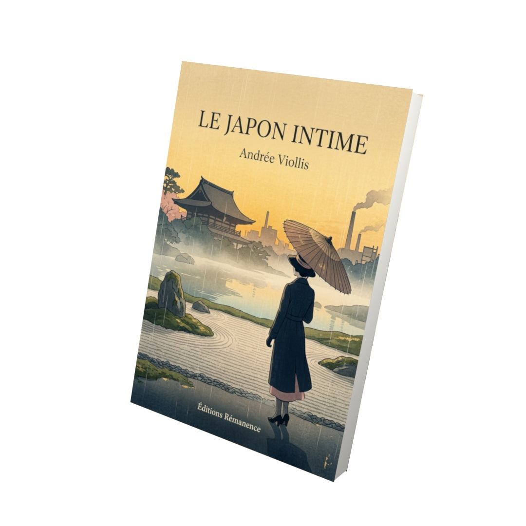 Livre Le Japon intime par Andrée Viollis - Vue 3D - Editions Remanence