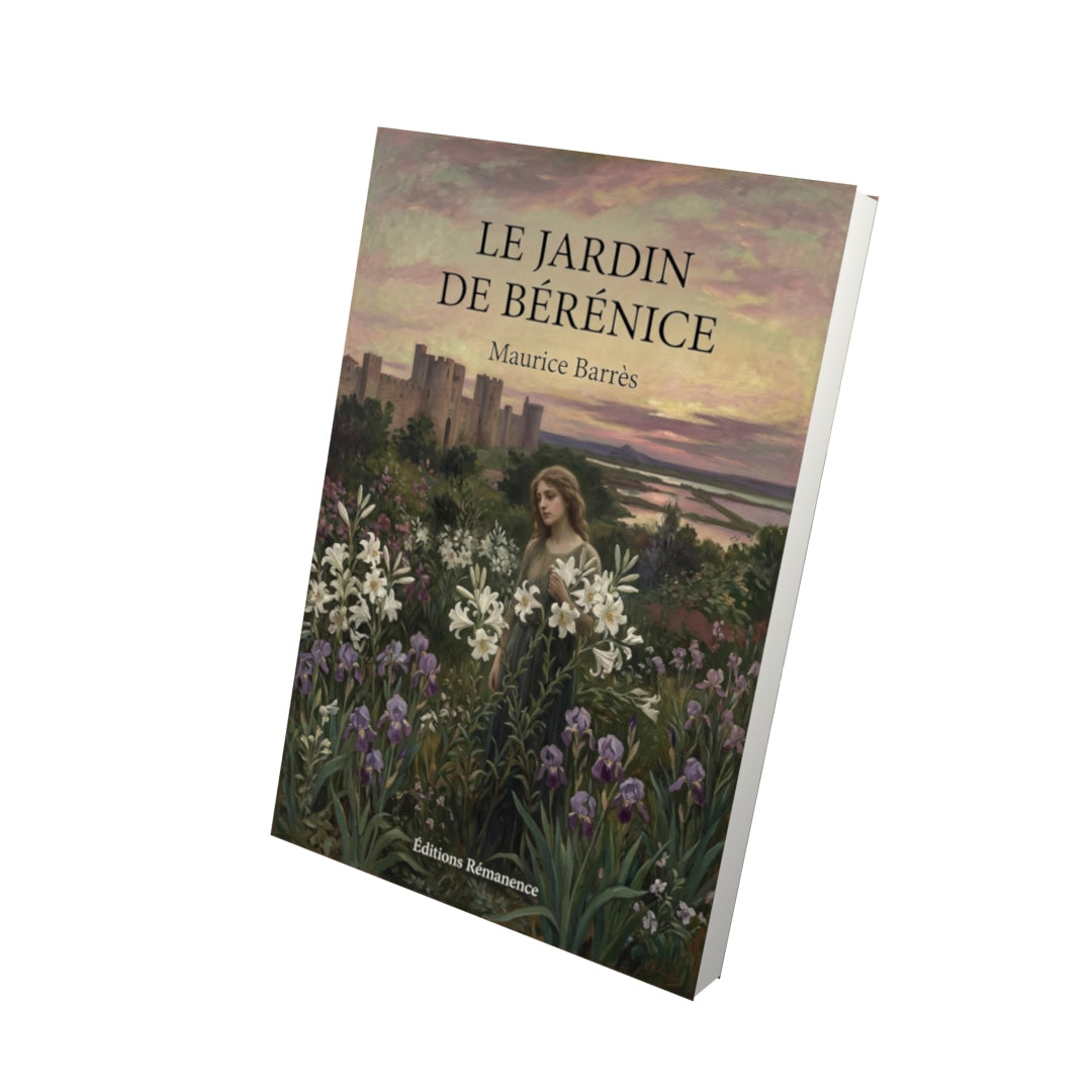 Livre Le Jardin de Bérénice par Maurice Barrès - Vue 3D - Editions Remanence